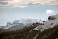 Snow Covered Mountain Under Blue Sky