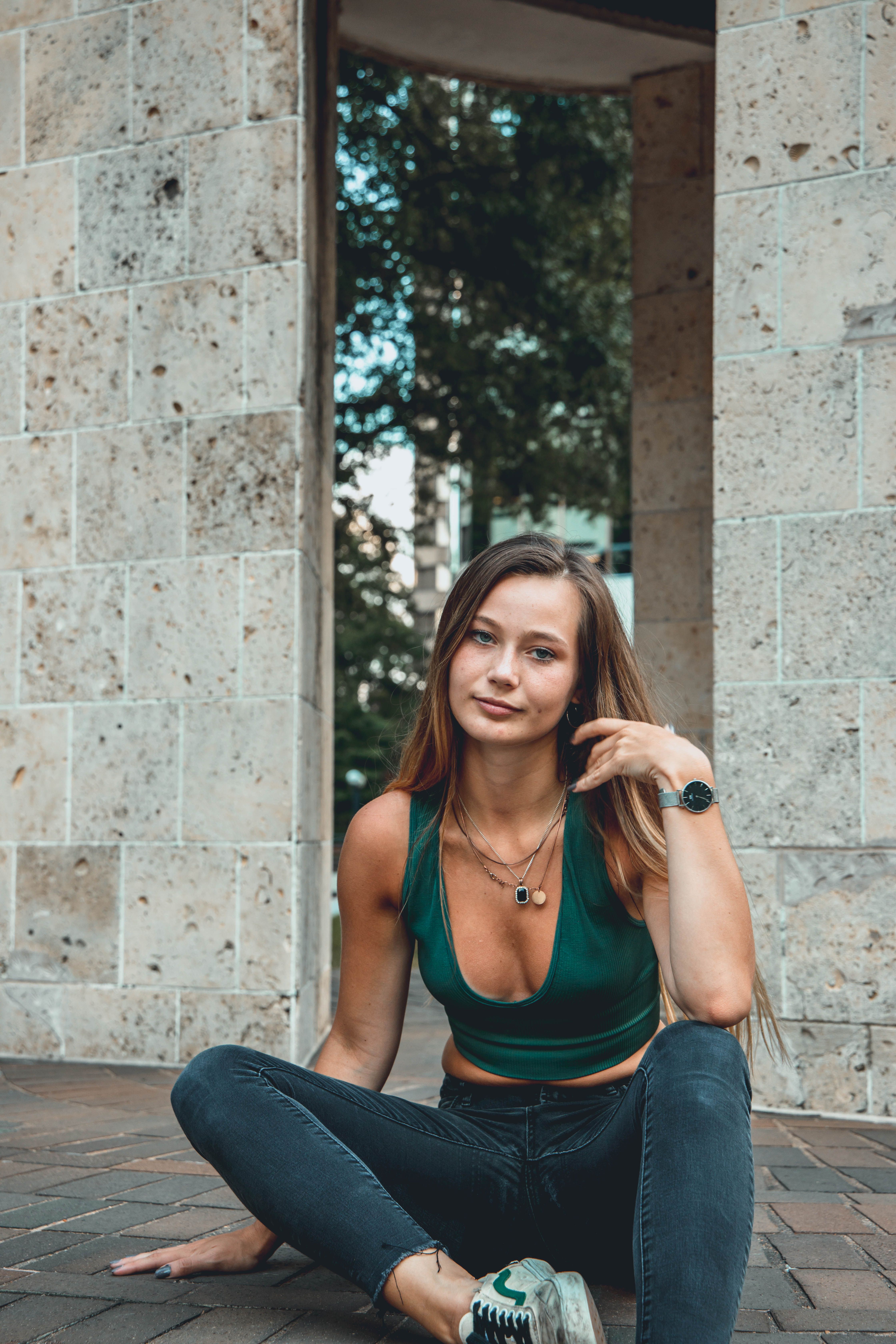 Photo of a Model in a Dress Looking at the Camera · Free Stock Photo