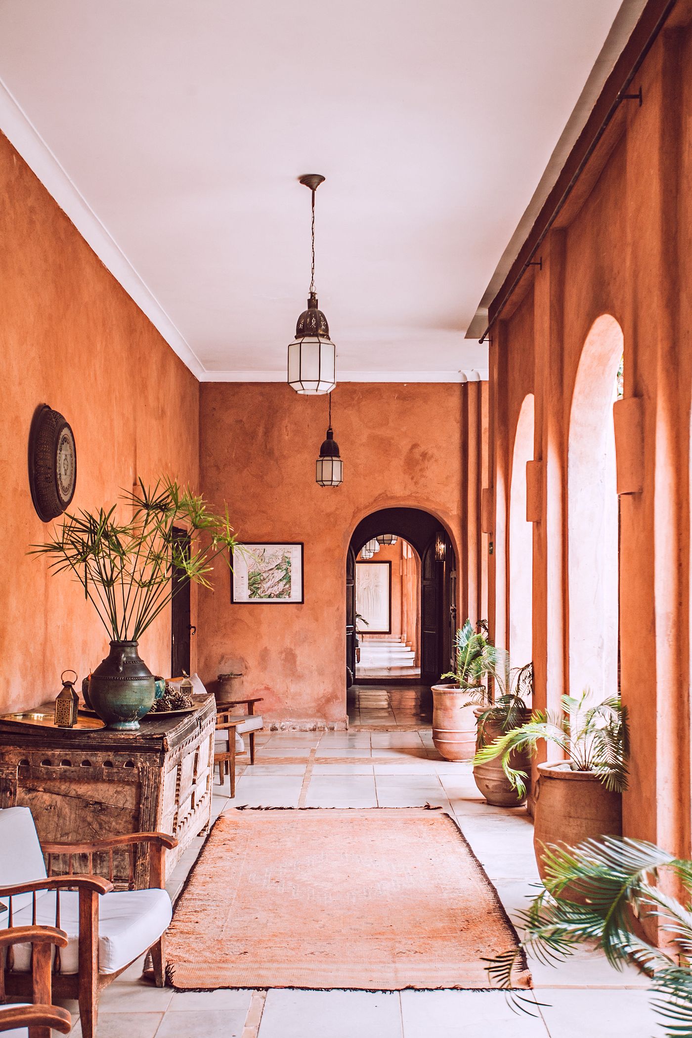 The rustic porch, The Clay House