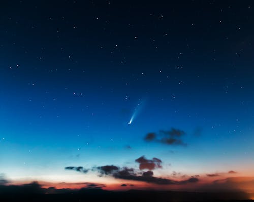 Foto d'estoc gratuïta de astronomia, cel, cel blau
