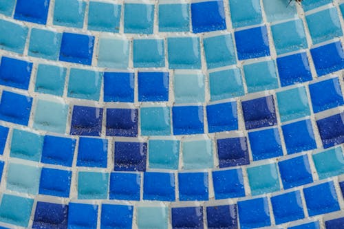 Blue Square Ceramic Tiles