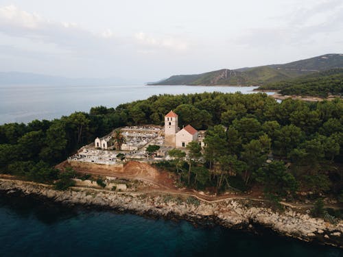 Historical Church on Sea Shore