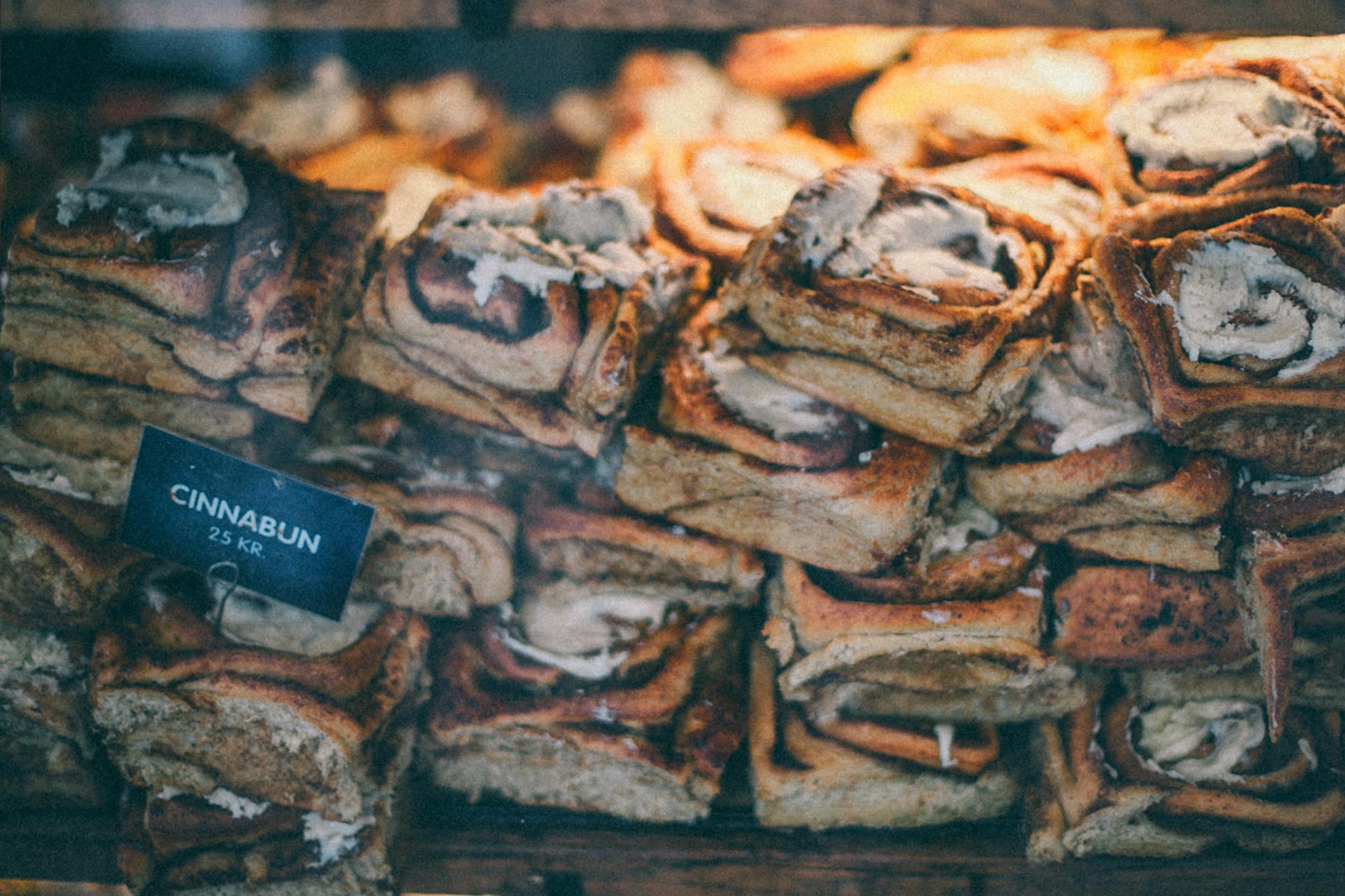 delicious sweet pastry placed on counter