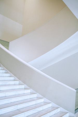 Pale marble staircase — photo by Maria Orlova on Pexels