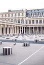 Facade of Palais Royal with columns in town