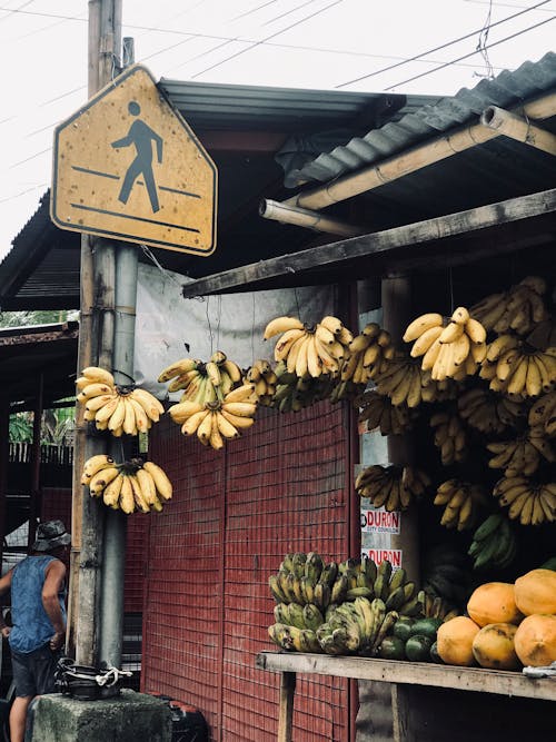 Yellow Banana Fruit on Brown Wooden Table