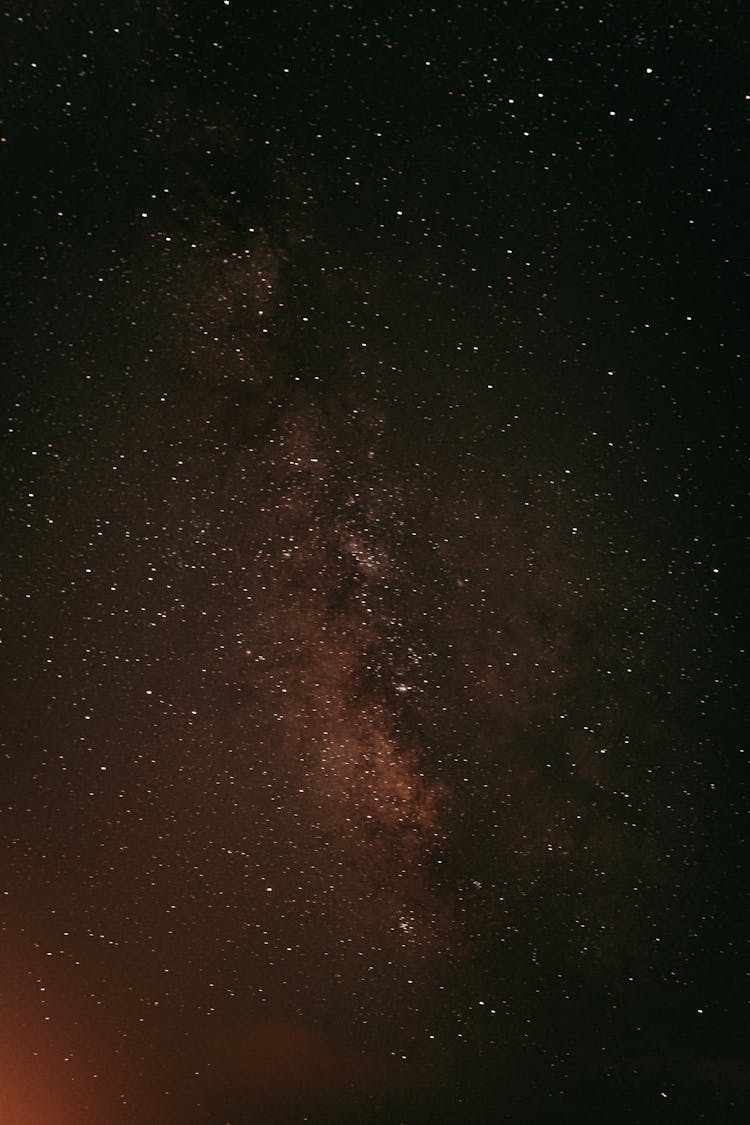 Abstract Backdrop Of Starry Sky At Dusk