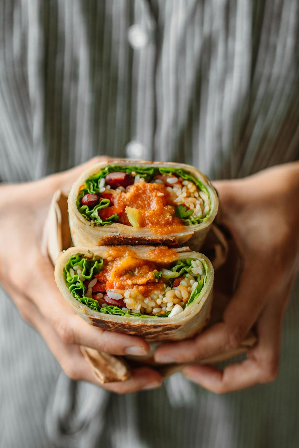 Veggie Caesar Wrap with Avocado