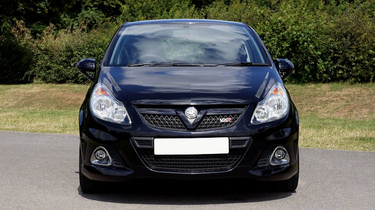 Black Car Parked On Road