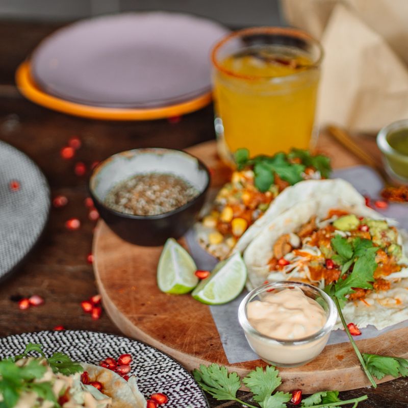 Guacamole with Pomegranate