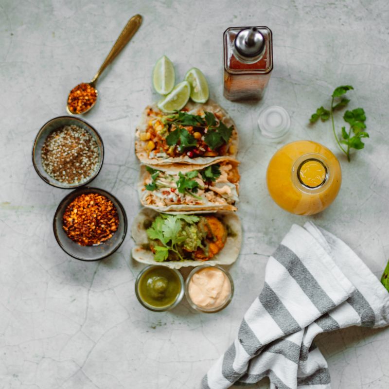 Breakfast Bacon and Avocado Tacos