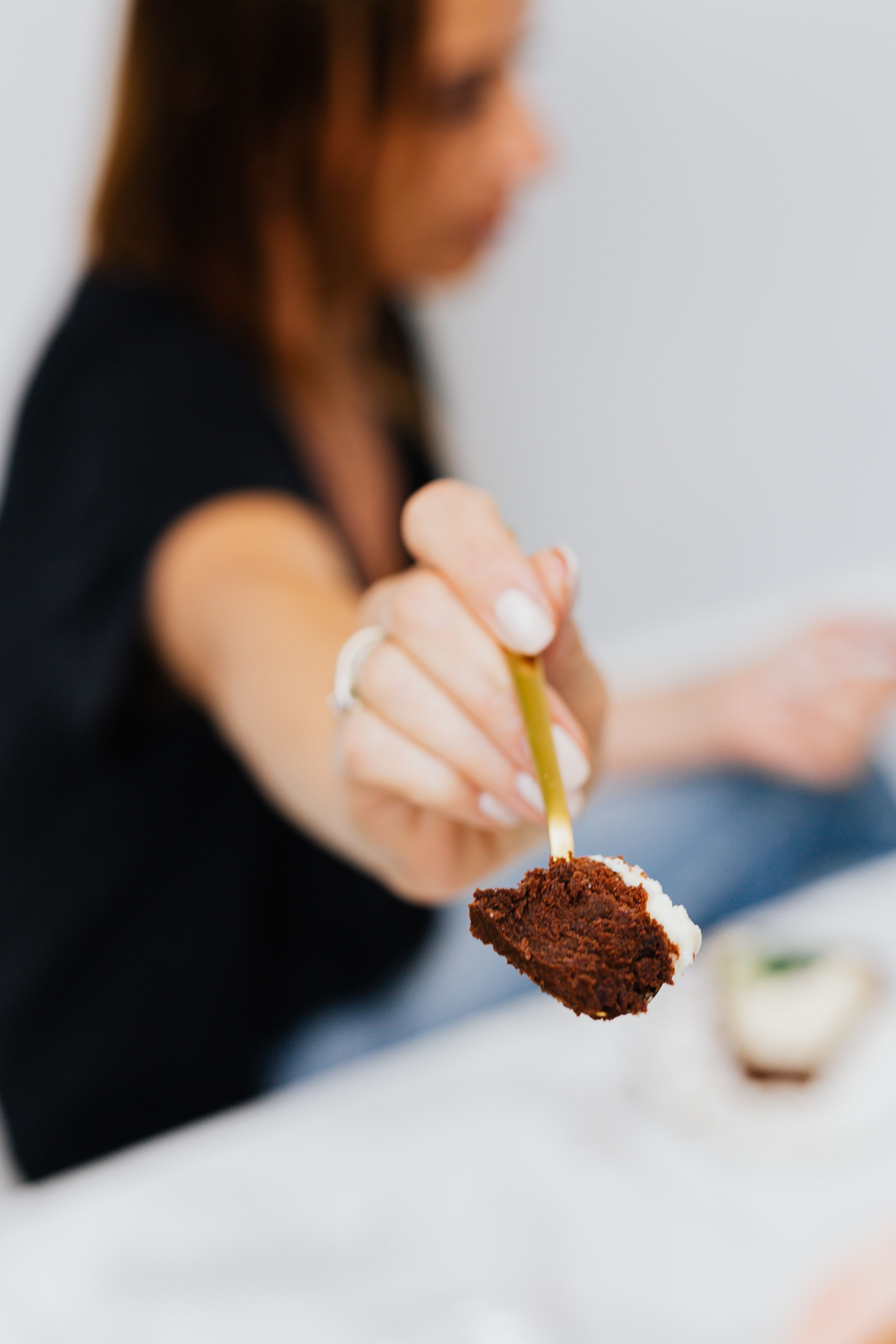 브라우니 서빙 아이디어