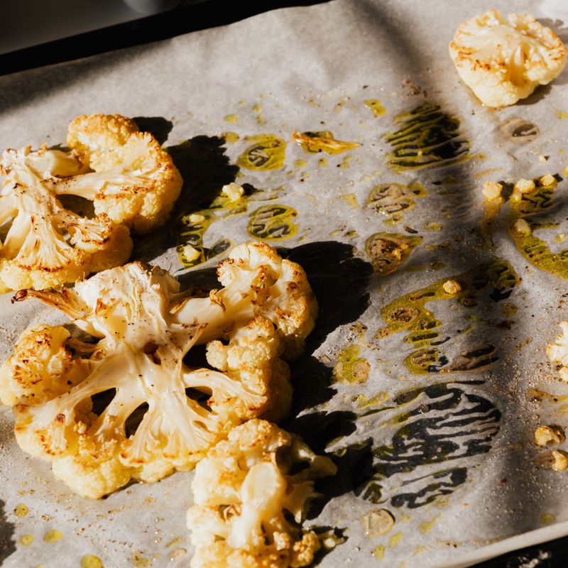 Air Fryer Dukkah Roasted Cauliflower and Pearl Couscous