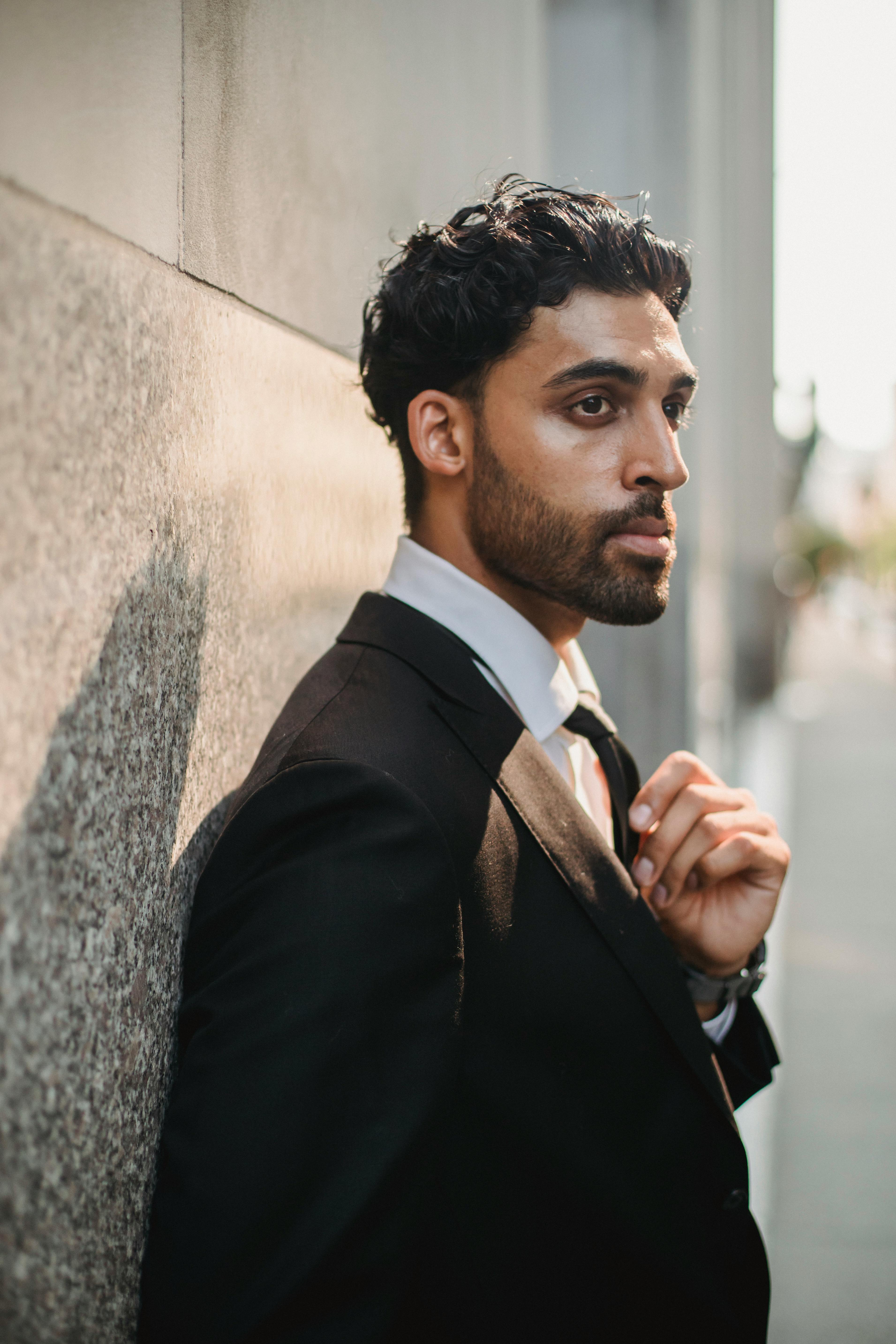 good looking man in suit