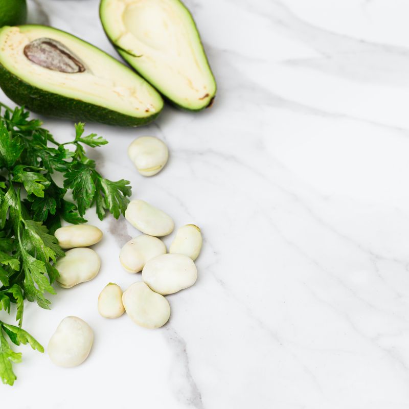 Green Salad with White Beans, Cilantro and Jalapeño Dressing