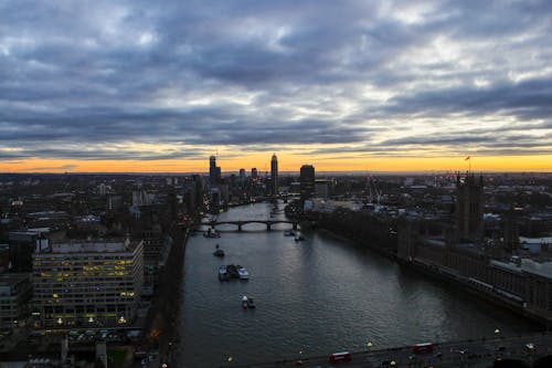 Free stock photo of città di londra, fiume tamigi, london eye