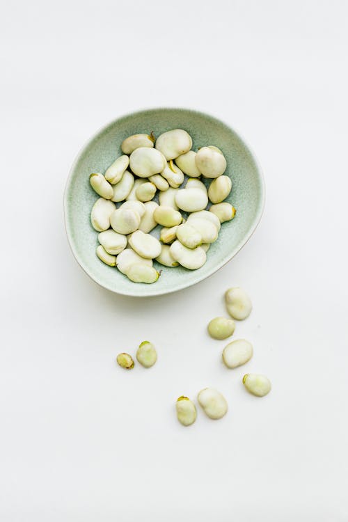 Gratis Foto stok gratis benih, biji-bijian, latar belakang putih Foto Stok