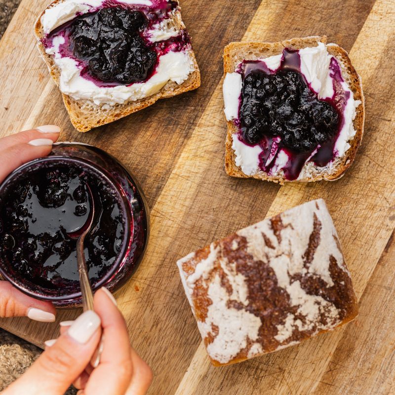 Yogurt and Blueberry Breakfast Loaf with Lemon Zest