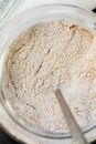 White Powder in Clear Glass Jar