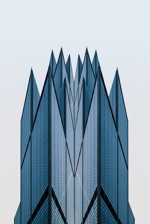 Top of Futuristic Skyscraper
