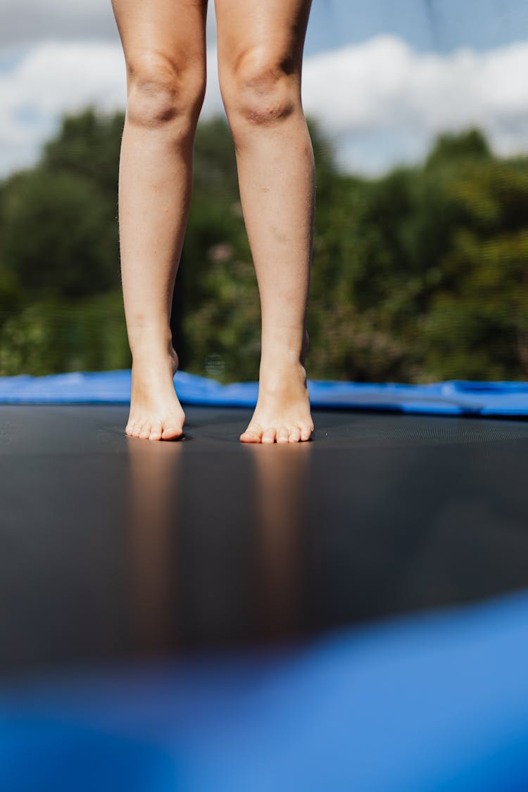 Person On Trampoline