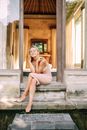 Portrait of Blonde, Relaxed Woman
