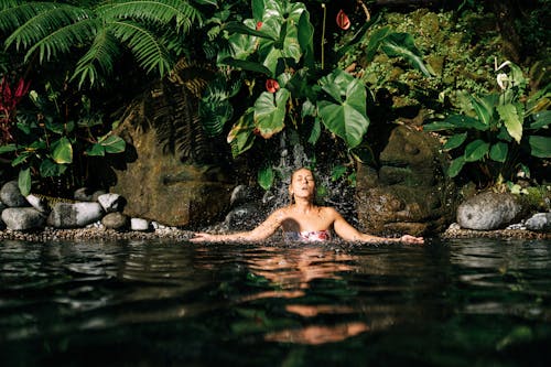Woman in Tropical River