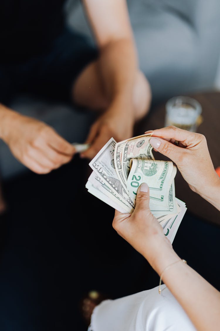 Person Counting Money