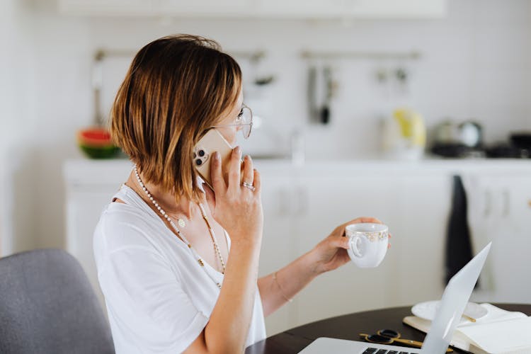 Woman Working From Home