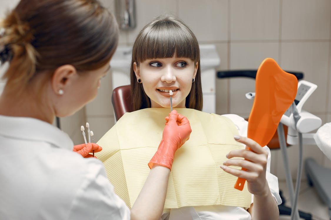 Free A Woman on a Dental Clinic Stock Photo