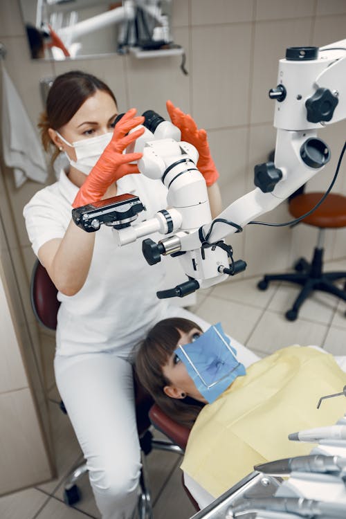 Free A Patient on a Dental Treatment Stock Photo