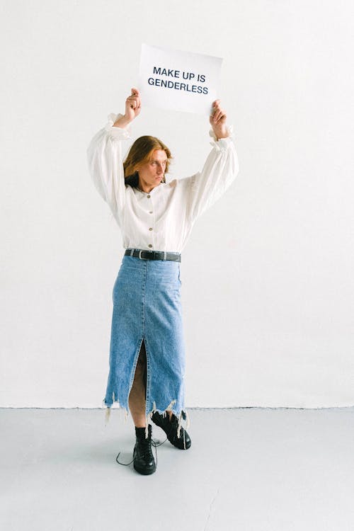 A Person Holding a Poster