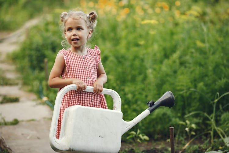 Girl With Water Can