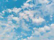 White Clouds and Blue Sky