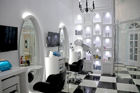 Interior of a modern beauty salon