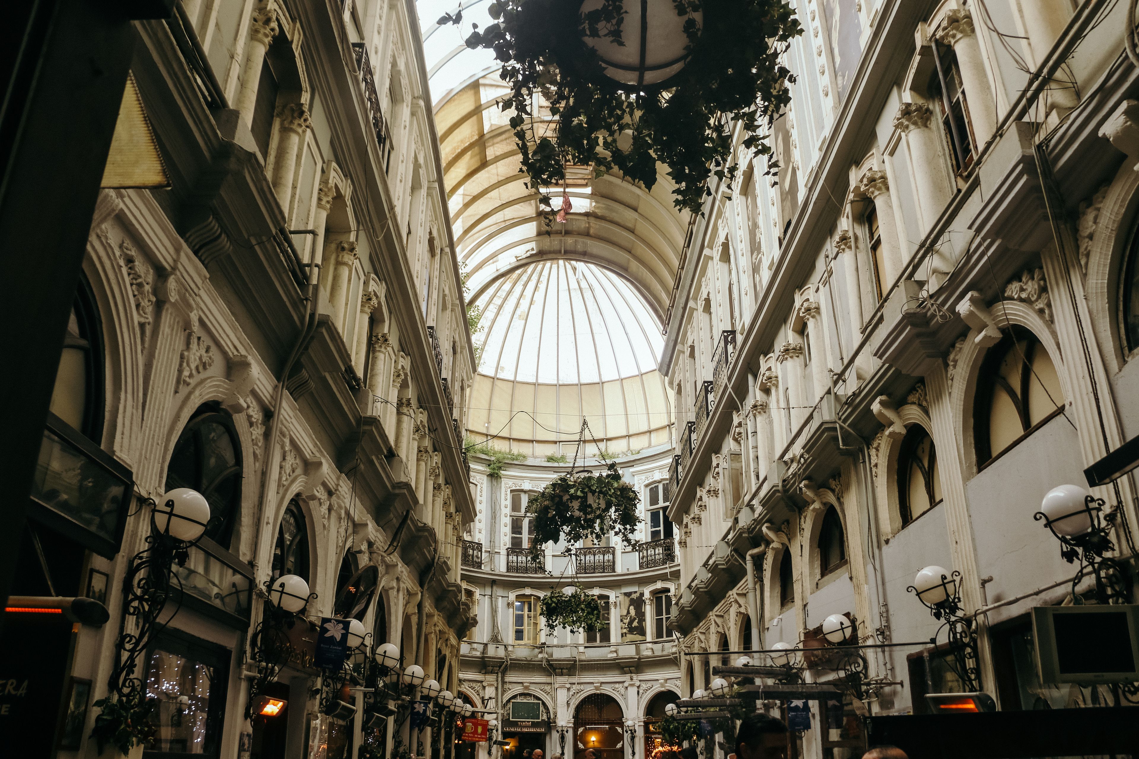 Trieste covered market interior