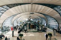 High-Angle Shot of People inside Suvarnabhumi Airport in Nong Prue, Thailand