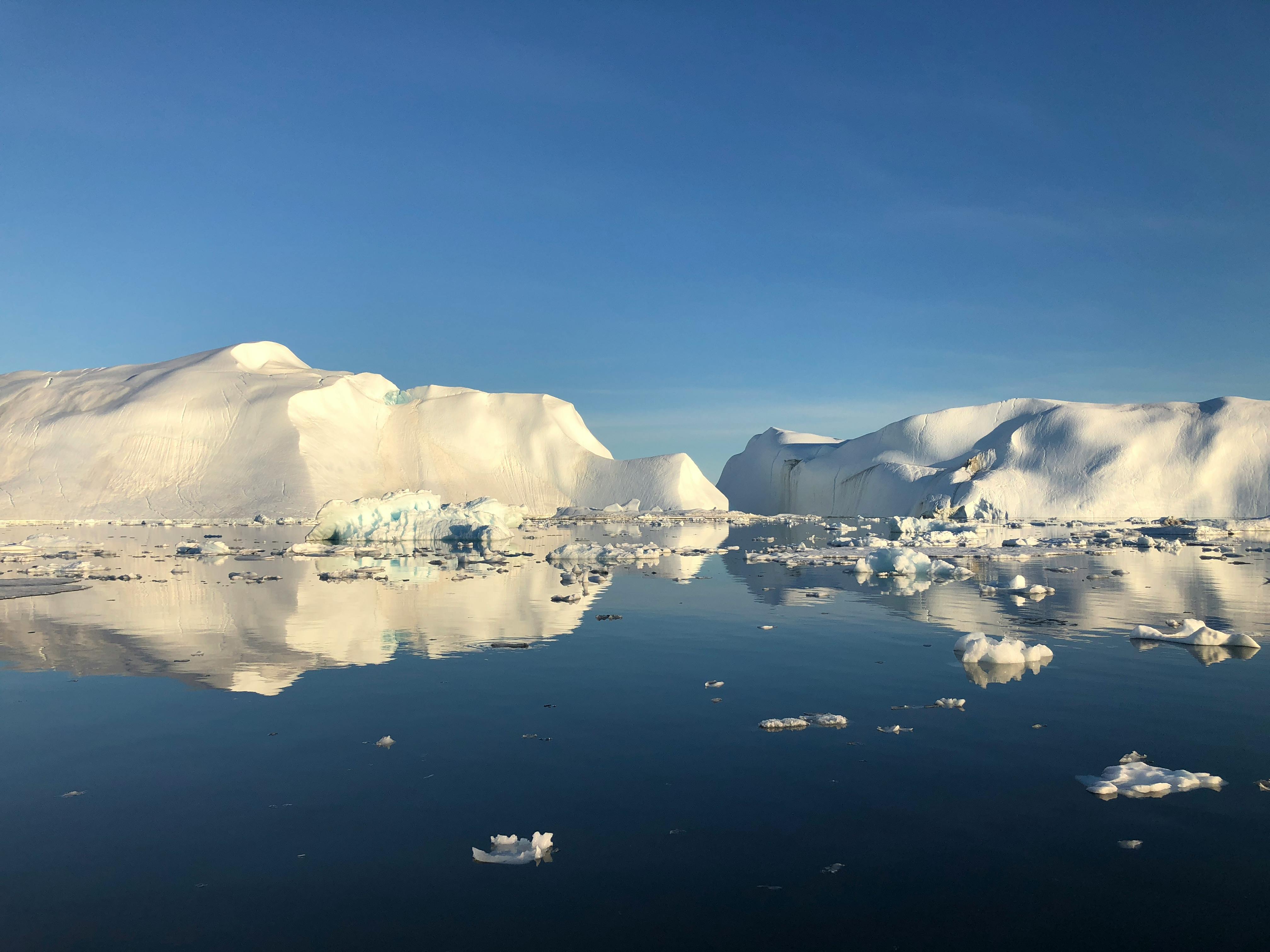 landscape photography of the ilulissat icefjord