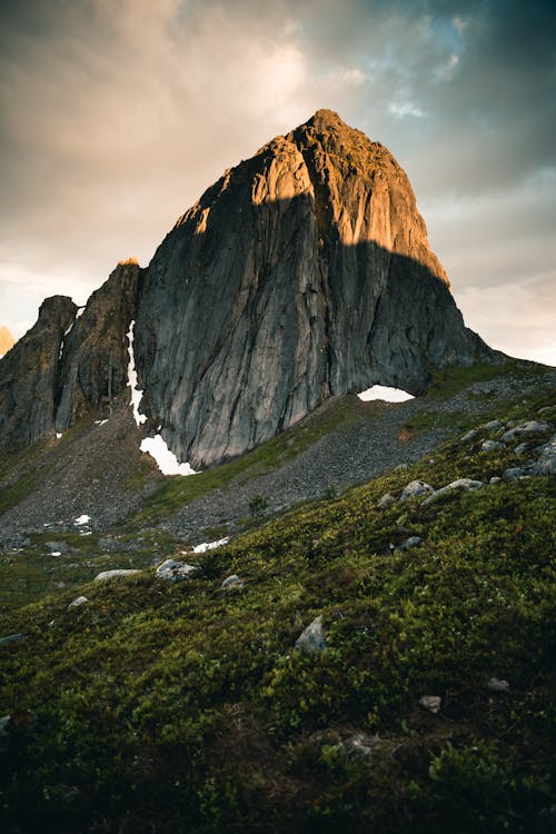 Scenic Shot of Segla Peak