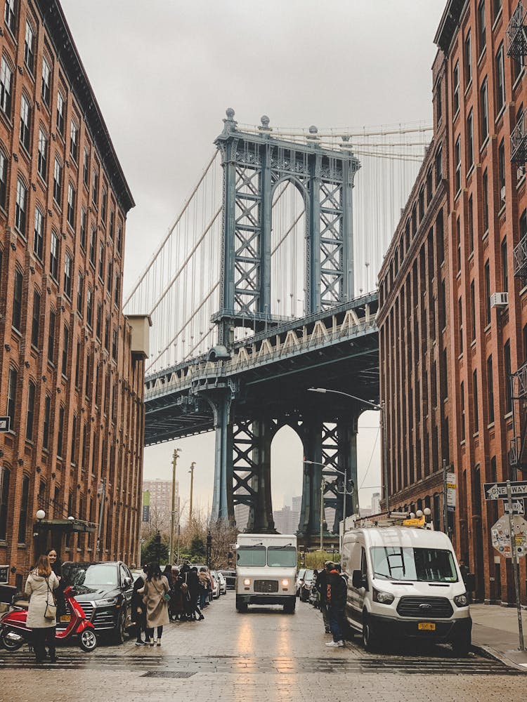 The Washington Bridge Viewed From Washington Street