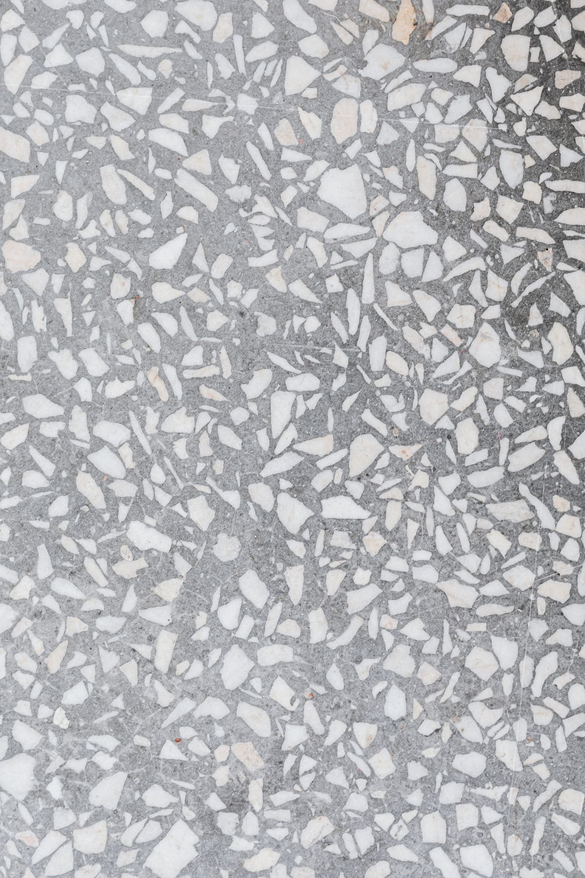 Yakın planda gerçek mozaik ve terrazzo yüzey