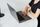 person on computer