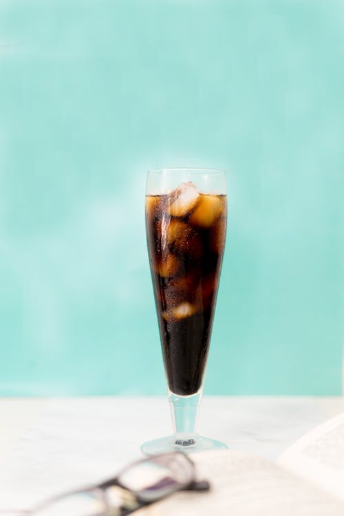 Foto d'estoc gratuïta de beguda, café amb gel, cafè negre
