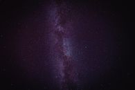 Starry sky in dark night