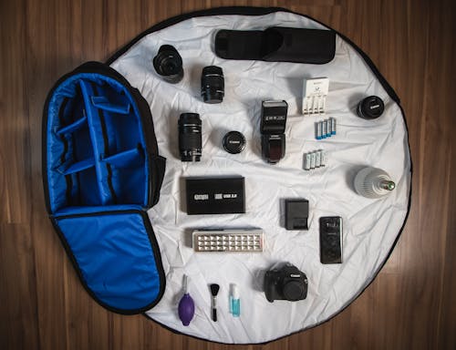 가방, 도구, 렌즈의 무료 스톡 사진