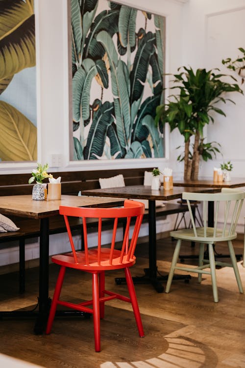 Chairs and Dining Tables at a Restaurant