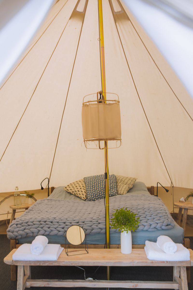 Detalles y comodidades del domo