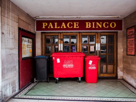 Dumpsters in Front of Bingo Place