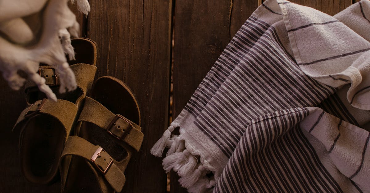How to loosen leather sandals