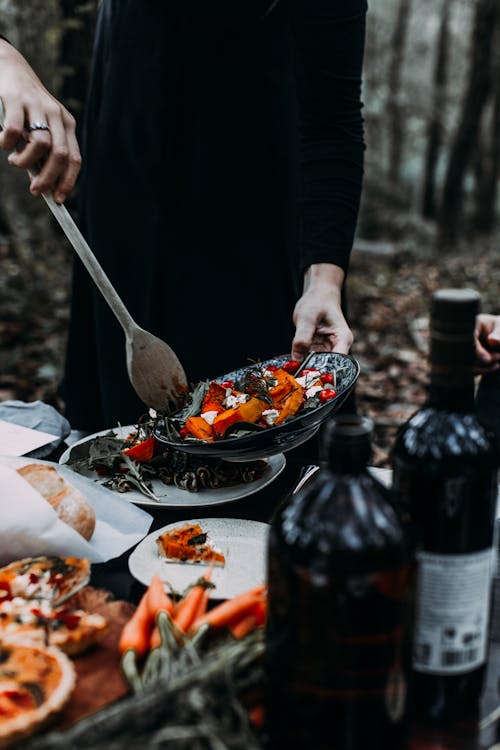 Fotos de stock gratuitas de Acción de gracias, al aire libre, almuerzo